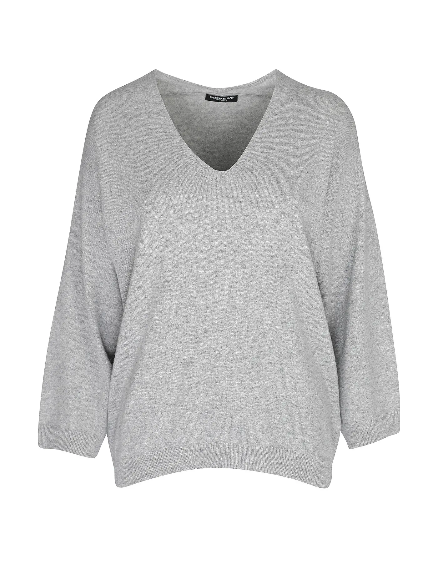 REPEAT | Kaschmir Pullover | grau